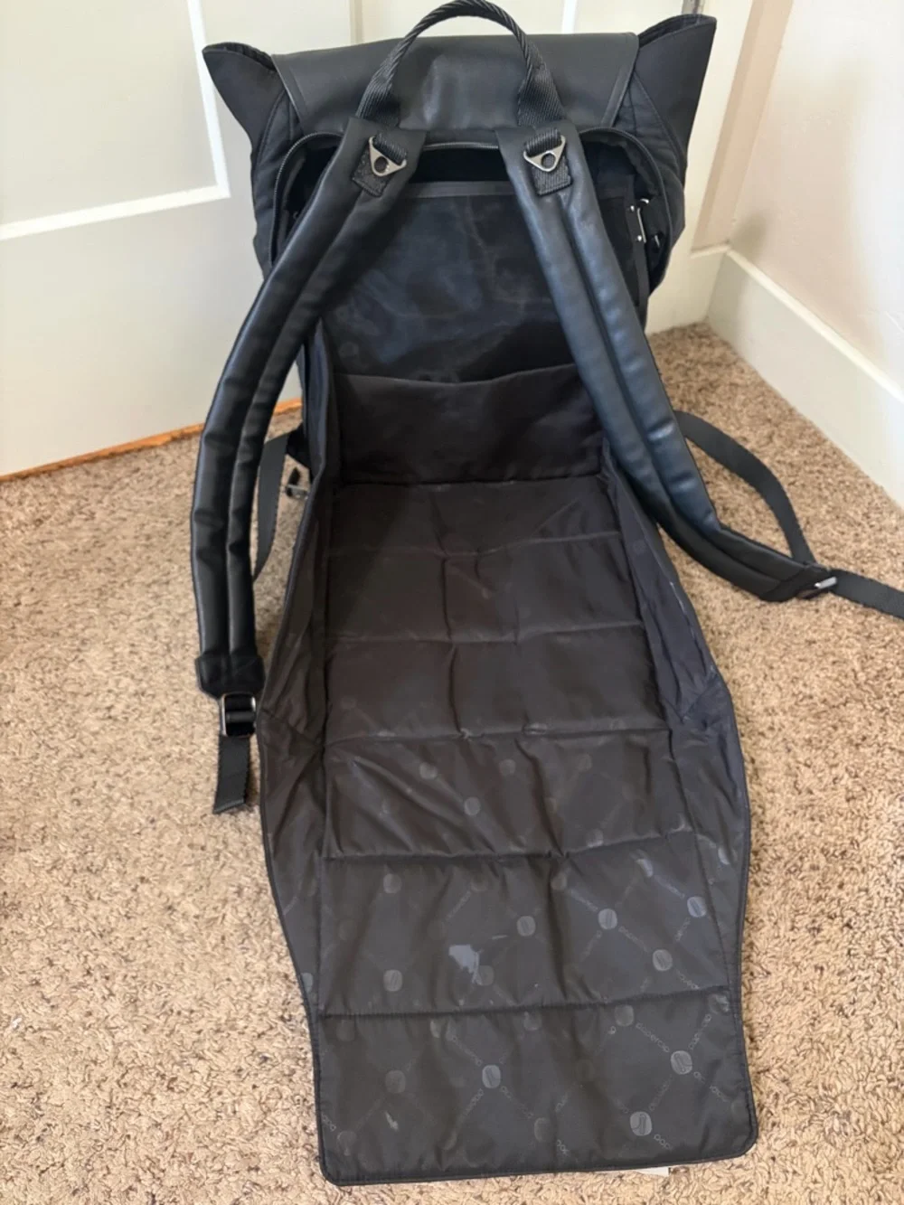 Paperclip Jojo Diaper Bag Backpack Black